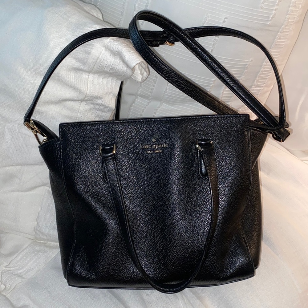 Kate Spade black leather purse for sale! Barely used!